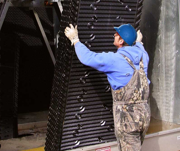 Cooling Tower Installation: Distributor of SPX/Marley Cooling Towers | RBE Inc. - image-sub-cooling-towers-technician
